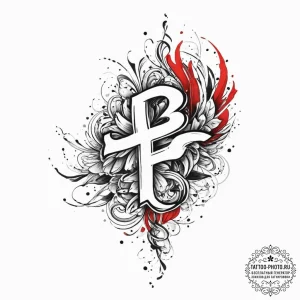 Tattoo sketch a word that represents a person... - эскиз тату (№1754047631_0, 01.08.2025 11:27) — tattoo-photo.ru
