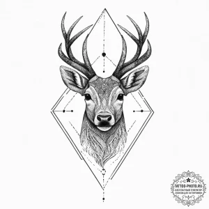 Tattoo sketch a fine line animal silhouette o... - эскиз тату (№1754060786_0, 01.08.2025 15:06) — tattoo-photo.ru