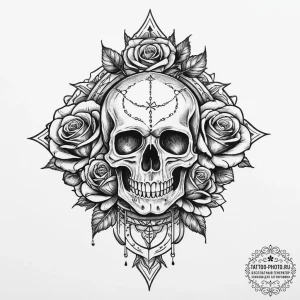 Tattoo sketch a "platinum trophy" symbol with... - эскиз тату (№1754061588_0, 01.08.2025 15:19) — tattoo-photo.ru
