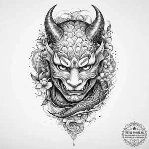 Tattoo sketch a close-up of a scarred face, e... - эскиз тату (№1754062186_0, 01.08.2025 15:29) — tattoo-photo.ru