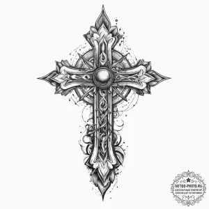 Svarog, tattoo drawing outline, muted color p... - эскиз тату (№1754082208_0, 01.08.2025 21:03) — tattoo-photo.ru