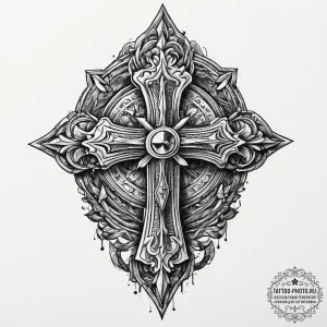 Tattoo design a generic military badge or ins... - эскиз тату (№1754094137_0, 02.08.2025 00:22) — tattoo-photo.ru