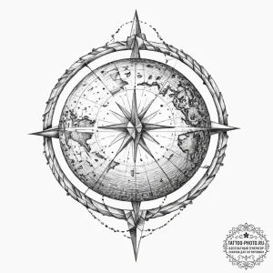 Tattoo sketch the glyph for sagittarius (9th... - эскиз тату (№1754095137_0, 02.08.2025 00:38) — tattoo-photo.ru