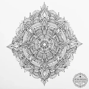 Tattoo design an abstract representation of "... - эскиз тату (№1754099367_0, 02.08.2025 01:49) — tattoo-photo.ru