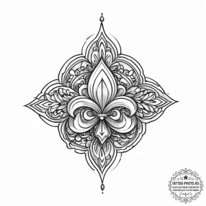 Tattoo design a tiny, personal lucky charm. - эскиз тату (№1754101182_0, 02.08.2025 02:19) — tattoo-photo.ru