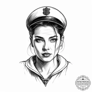 Portraits & people, tattoo sketch design, rou... - эскиз тату (№1754231655_0, 03.08.2025 14:34) — tattoo-photo.ru