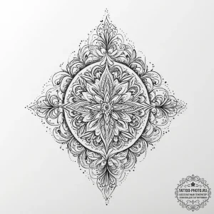 Tattoo design a shimmering, glitter-like text... - эскиз тату (№1754234327_0, 03.08.2025 15:18) — tattoo-photo.ru