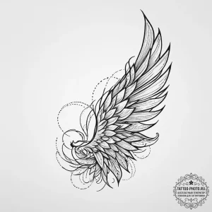 Tattoo design a shoulder blade with a gentle... - эскиз тату (№1754239222_0, 03.08.2025 16:40) — tattoo-photo.ru