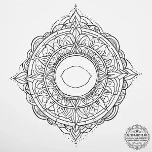 Tattoo design a minimalist moon phase sequenc... - эскиз тату (№1754257819_0, 03.08.2025 21:50) — tattoo-photo.ru