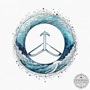 Tattoo design a stylized "pause" symbol trans... - эскиз тату (№1754264595_0, 03.08.2025 23:43) — tattoo-photo.ru