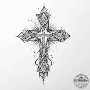 139. tattoo design: a minimalist "ud" rune, d... - эскиз тату (№1754312896_0, 04.08.2025 13:08) — tattoo-photo.ru