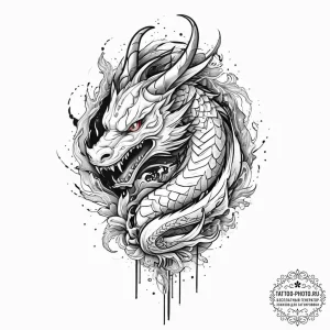 Tattoo design an abstract "glitch in the matr... - эскиз тату (№1754316715_0, 04.08.2025 14:11) — tattoo-photo.ru