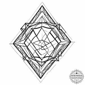 103. tattoo sketch: "opora" rune as part of a... - эскиз тату (№1754320185_0, 04.08.2025 15:09) — tattoo-photo.ru