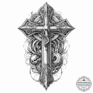 Excalibur in the stone, ink illustration for... - эскиз тату (№1754322203_0, 04.08.2025 15:43) — tattoo-photo.ru