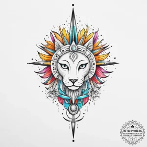 Tattoo design a neo-traditional hand holding... - эскиз тату (№1754326444_0, 04.08.2025 16:54) — tattoo-photo.ru