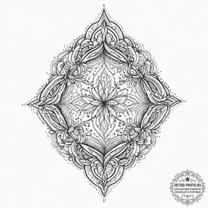 Tattoo design a robust, traditional timber fr... - эскиз тату (№1754326846_0, 04.08.2025 17:00) — tattoo-photo.ru
