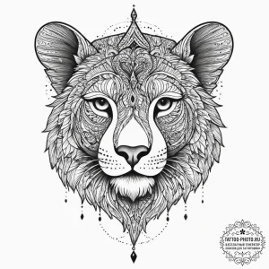 Animals & wildlife, artistic tattoo sketch, b... - эскиз тату (№1754328251_0, 04.08.2025 17:24) — tattoo-photo.ru