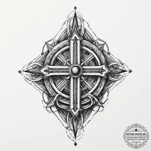 Tattoo sketch a gamer's hand blending into th... - эскиз тату (№1754338751_0, 04.08.2025 20:19) — tattoo-photo.ru