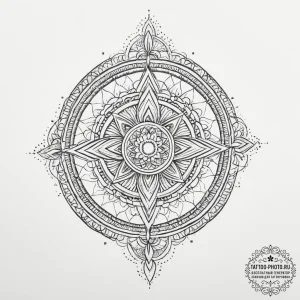 Prickly wire, tattoo line art, geometric tatt... - эскиз тату (№1754344259_0, 04.08.2025 21:50) — tattoo-photo.ru