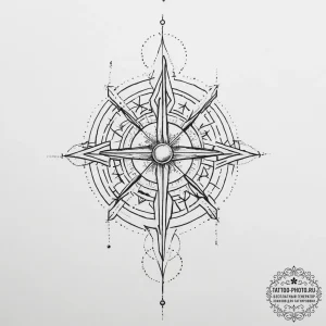 Tattoo sketch a zodiac symbol appearing as a... - эскиз тату (№1754350950_0, 04.08.2025 23:42) — tattoo-photo.ru
