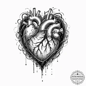 Tattoo design a digital representation of a b... - эскиз тату (№1754392170_0, 05.08.2025 11:09) — tattoo-photo.ru
