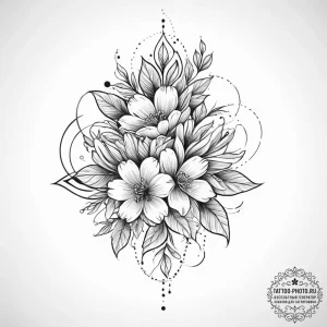 р“сђсѓрїрїр° 11: symbolic flora (рўрёрјрірѕр»... - эскиз тату (№1754427994_0, 05.08.2025 21:06) — tattoo-photo.ru