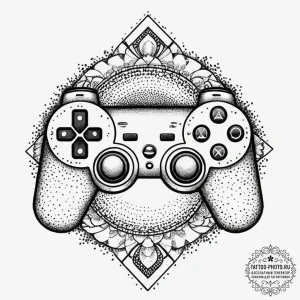 Tattoo design a winner's medal with a stylize... - эскиз тату (№1754435578_0, 05.08.2025 23:12) — tattoo-photo.ru