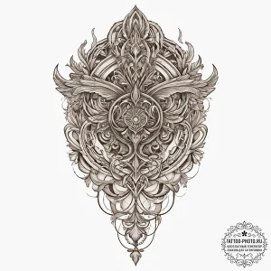 Tattoo design a rough, military-grade fabric... - эскиз тату (№1754494231_0, 06.08.2025 15:30) — tattoo-photo.ru