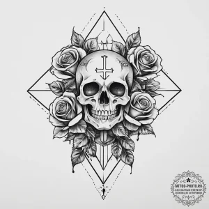 Rowan, tattoo flash sheet design, detailed cr... - эскиз тату (№1754509394_0, 06.08.2025 19:43) — tattoo-photo.ru