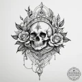 Tattoo sketch libra's scales, one side a geom... - эскиз тату (№1754566042_0, 07.08.2025 11:27) — tattoo-photo.ru