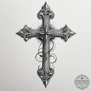 Tattoo design the first letter of a name tran... - эскиз тату (№1754588950_0, 07.08.2025 17:49) — tattoo-photo.ru