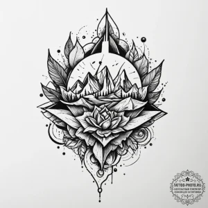 Tattoo sketch a tiny achievement icon linewor... - эскиз тату (№1754589738_0, 07.08.2025 18:02) — tattoo-photo.ru