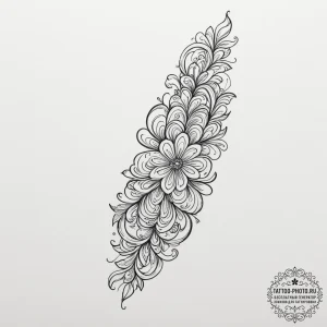 Tattoo design a wrist with abstract lines for... - эскиз тату (№1754595880_0, 07.08.2025 19:44) — tattoo-photo.ru