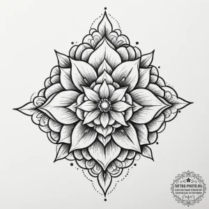 Tattoo design a soft, blending pattern for tr... - эскиз тату (№1754596473_0, 07.08.2025 19:54) — tattoo-photo.ru
