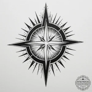 Tattoo sketch: a kolovrat emerging from a sto... - эскиз тату (№1754605364_0, 07.08.2025 22:22) — tattoo-photo.ru