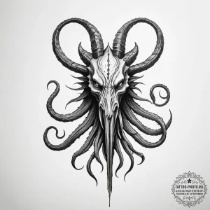 Nyarlathotep - эскиз тату (№1754607364_0, 07.08.2025 22:56) — tattoo-photo.ru
