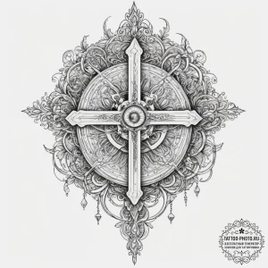 Tattoo sketch a hacker's code flowing down a... - эскиз тату (№1754619475_0, 08.08.2025 02:17) — tattoo-photo.ru