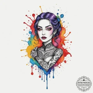 Puppeteer, tattoo line art, on a clean white... - эскиз тату (№1754629309_0, 08.08.2025 05:01) — tattoo-photo.ru