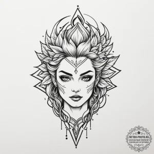 Hero, tattoo drawing outline, clean lines, cr... - эскиз тату (№1754629704_0, 08.08.2025 05:08) — tattoo-photo.ru
