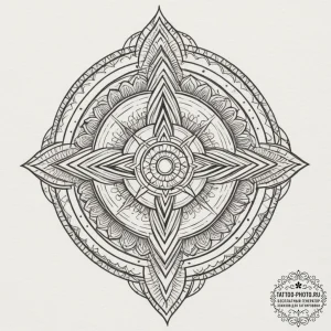 124. tattoo design: a minimalist "lelya" rune... - эскиз тату (№1754637638_0, 08.08.2025 07:20) — tattoo-photo.ru