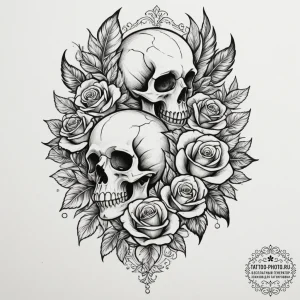 Parrot, tattoo flash sheet design, on a clean... - эскиз тату (№1754642603_0, 08.08.2025 08:43) — tattoo-photo.ru