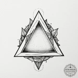 An impossible shape (penrose triangle), tatto... - эскиз тату (№1754644793_0, 08.08.2025 09:19) — tattoo-photo.ru