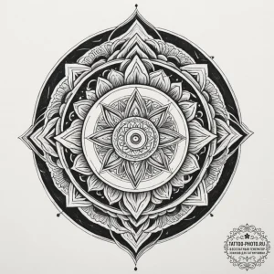 Tattoo design a winding path or road, symboli... - эскиз тату (№1754645388_0, 08.08.2025 09:29) — tattoo-photo.ru