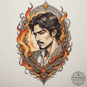 р сѓрѕр° рћсѓрґ (oud, passion, fire, male pow… — эскиз тату (№1754650741_0, 08.08.2025 10:59) — tattoo-photo.ru