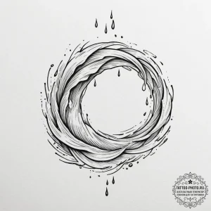 Tattoo design a subtle texture of flowing wat… — эскиз тату (№1754651338_0, 08.08.2025 11:08) — tattoo-photo.ru