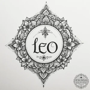 Tattoo sketch «i will» text for leo, with a b… — эскиз тату (№1754652334_0, 08.08.2025 11:25) — tattoo-photo.ru