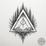 102. tattoo design: a «opora» rune integrated… — эскиз тату (№1754653325_0, 08.08.2025 11:42) — tattoo-photo.ru