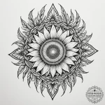Tattoo design: a neo-traditional kolovrat, su… — эскиз тату (№1754653716_0, 08.08.2025 11:48) — tattoo-photo.ru