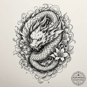 Nixie tube clock, tattoo line art, irezumi ja... - эскиз тату (№1754659071_0, 08.08.2025 13:17) — tattoo-photo.ru