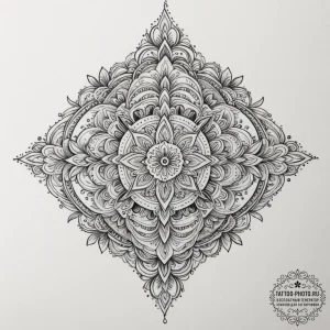 Tattoo design an old photograph fading into a... - эскиз тату (№1754665598_0, 08.08.2025 15:06) — tattoo-photo.ru